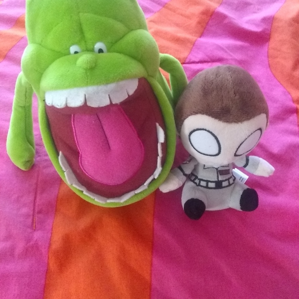 Who you gonna call Ghostbusters slime and venkman